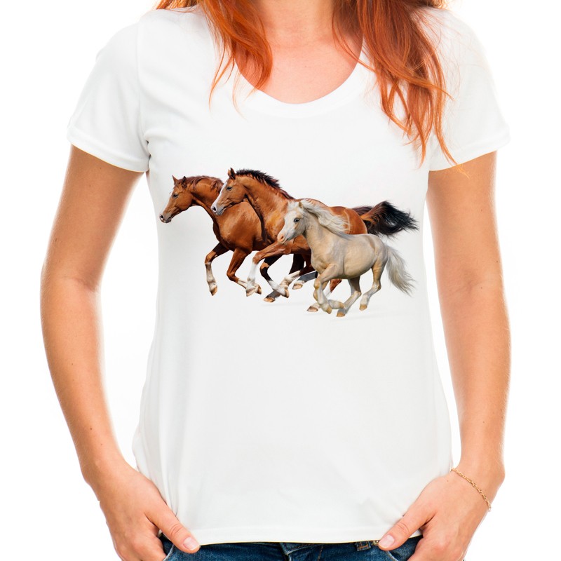 

Koszulka jeździecka t-shirt z koniem w konie koń M