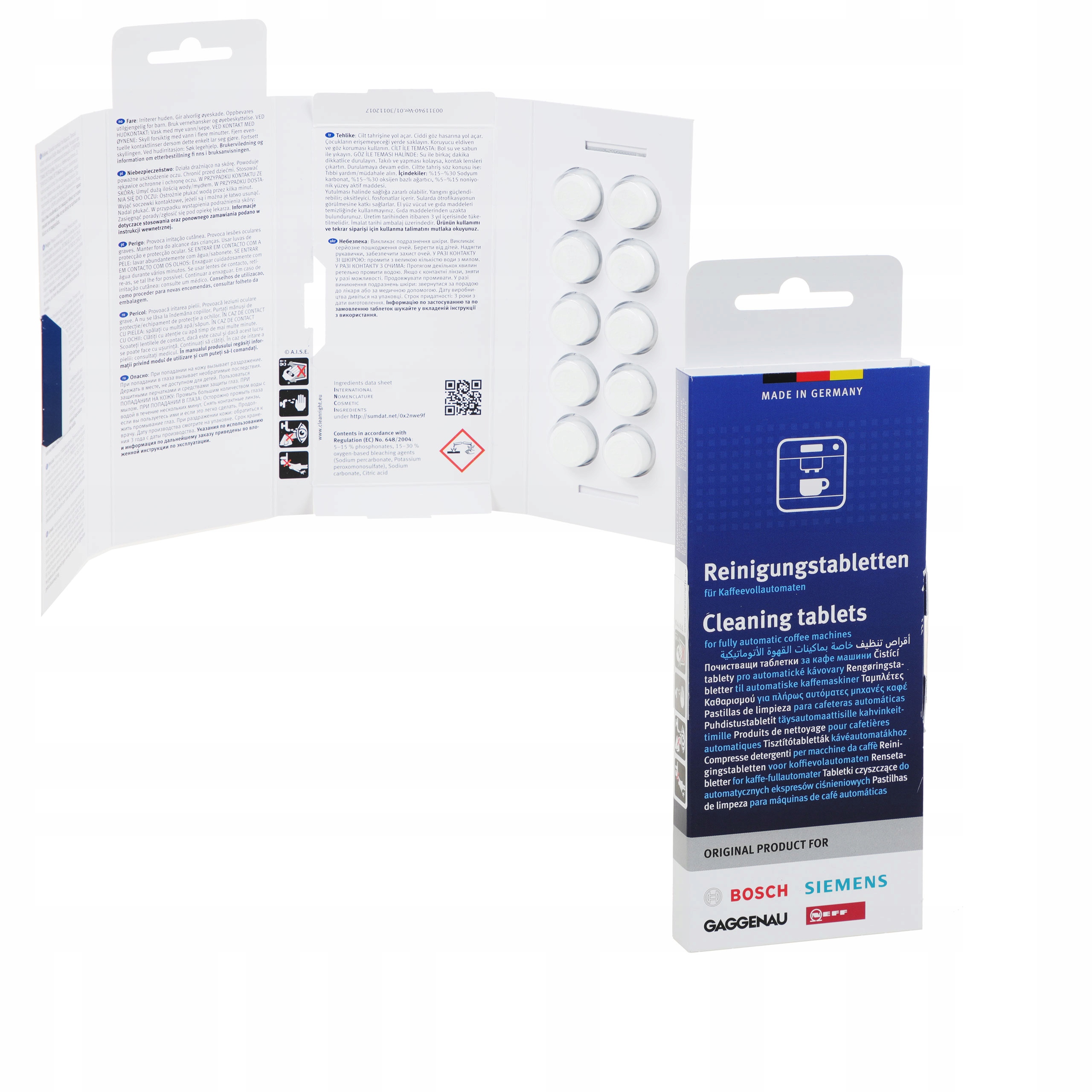 

Tabletki Czyszczące Ekspres Bosch Siemens 00311943