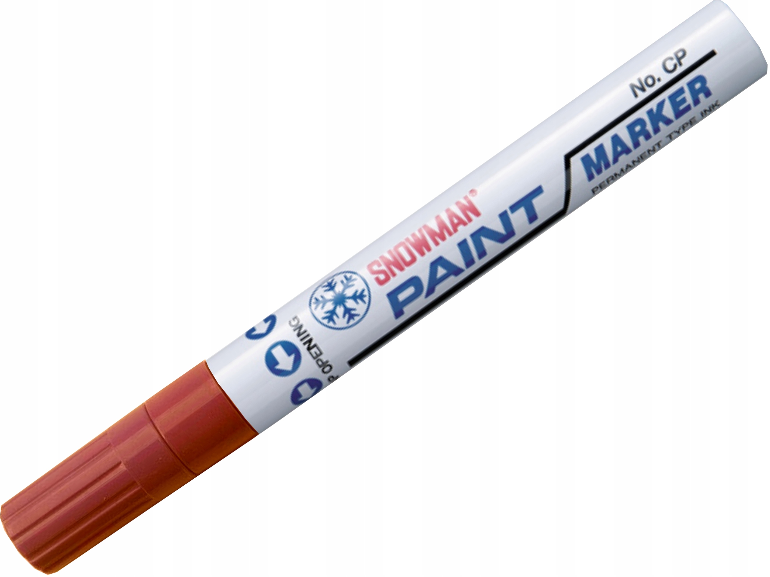 

Marker olejowy olejny Snowman gruby czerwony