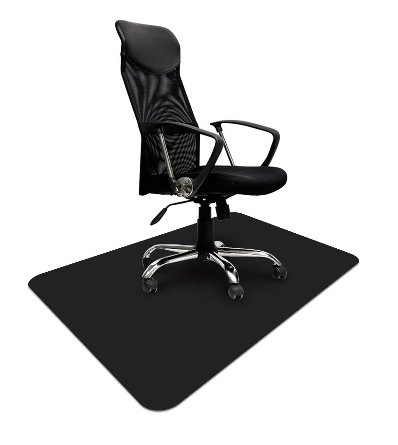 Podložka pod židli Černá Ochranná Podložka Silná Hladká 140 x 100 cm MaxiMat