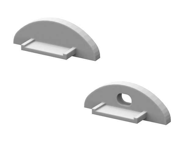 

Zaślepki do Profili Led P2-1 Szare Komplet 2szt