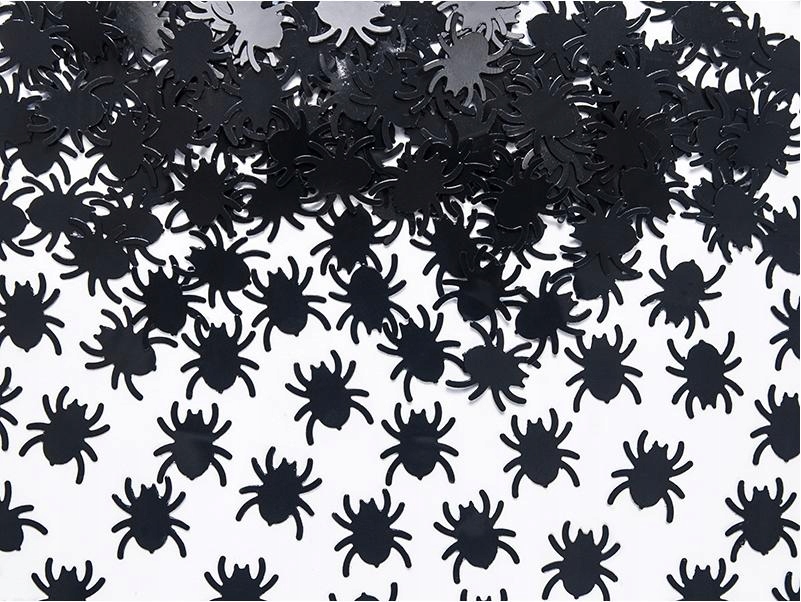 

Konfetti Czarne Pająki 15 G Halloween Dekor