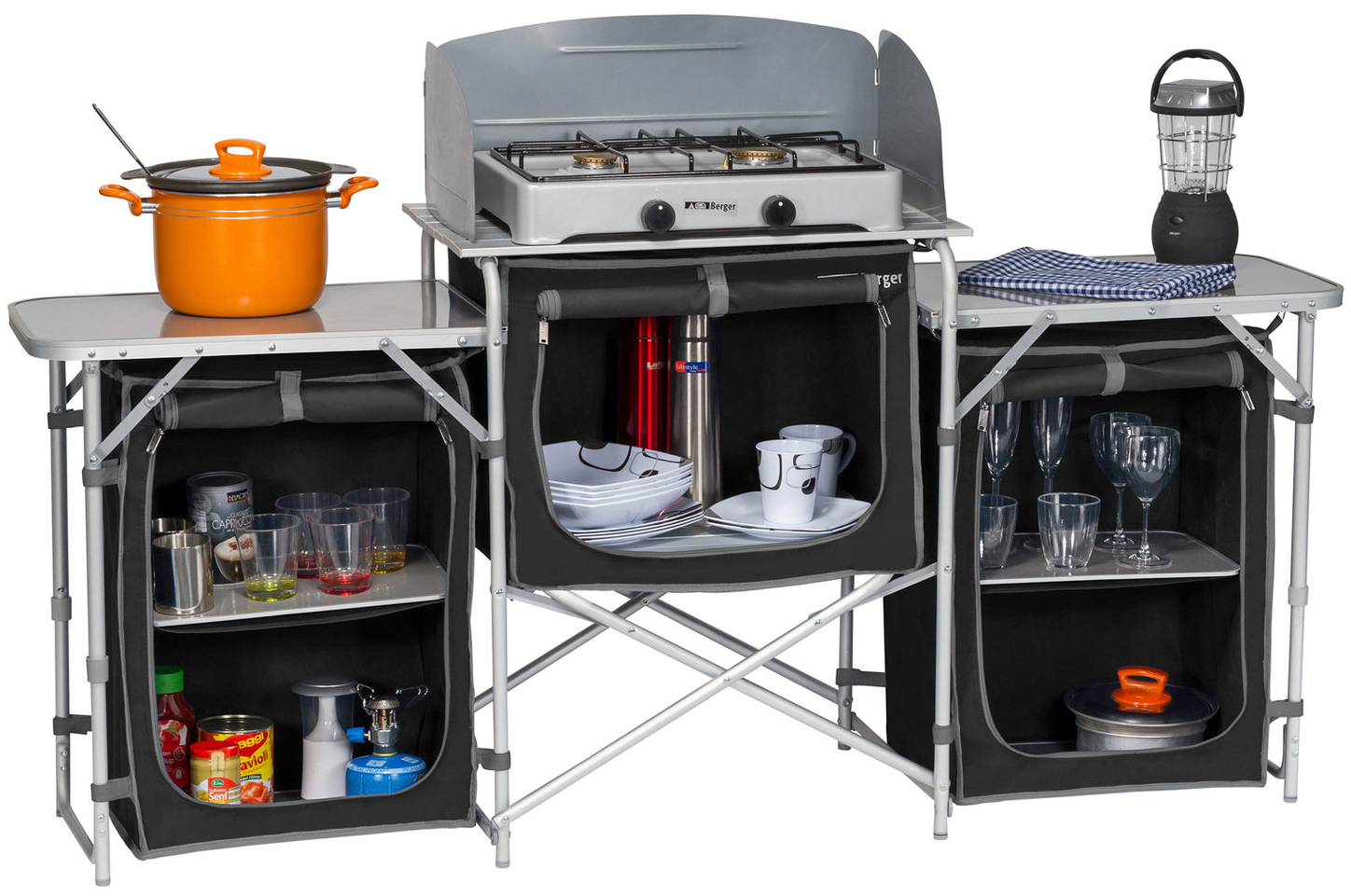 BERGER СКЛАДНАЯ КУХНЯ ТУРИСТИЧЕСКИЙ ШКАФ