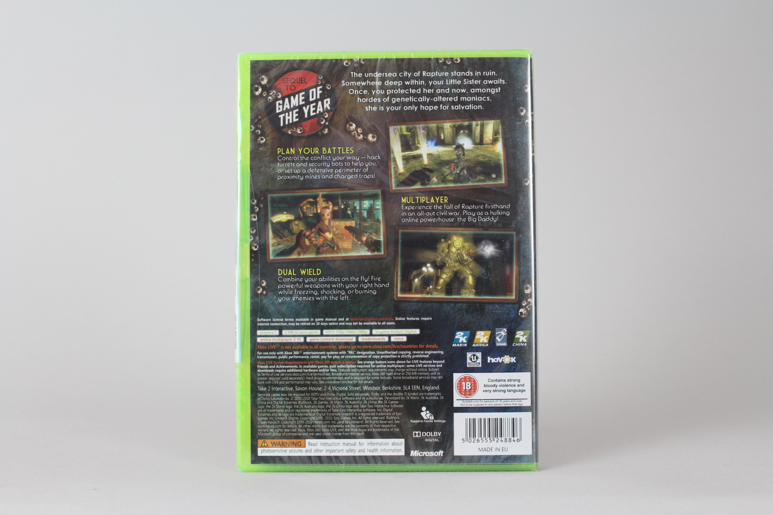 BIOSHOCK 2 XBOX360 Tytuł BIOSHOCK 2