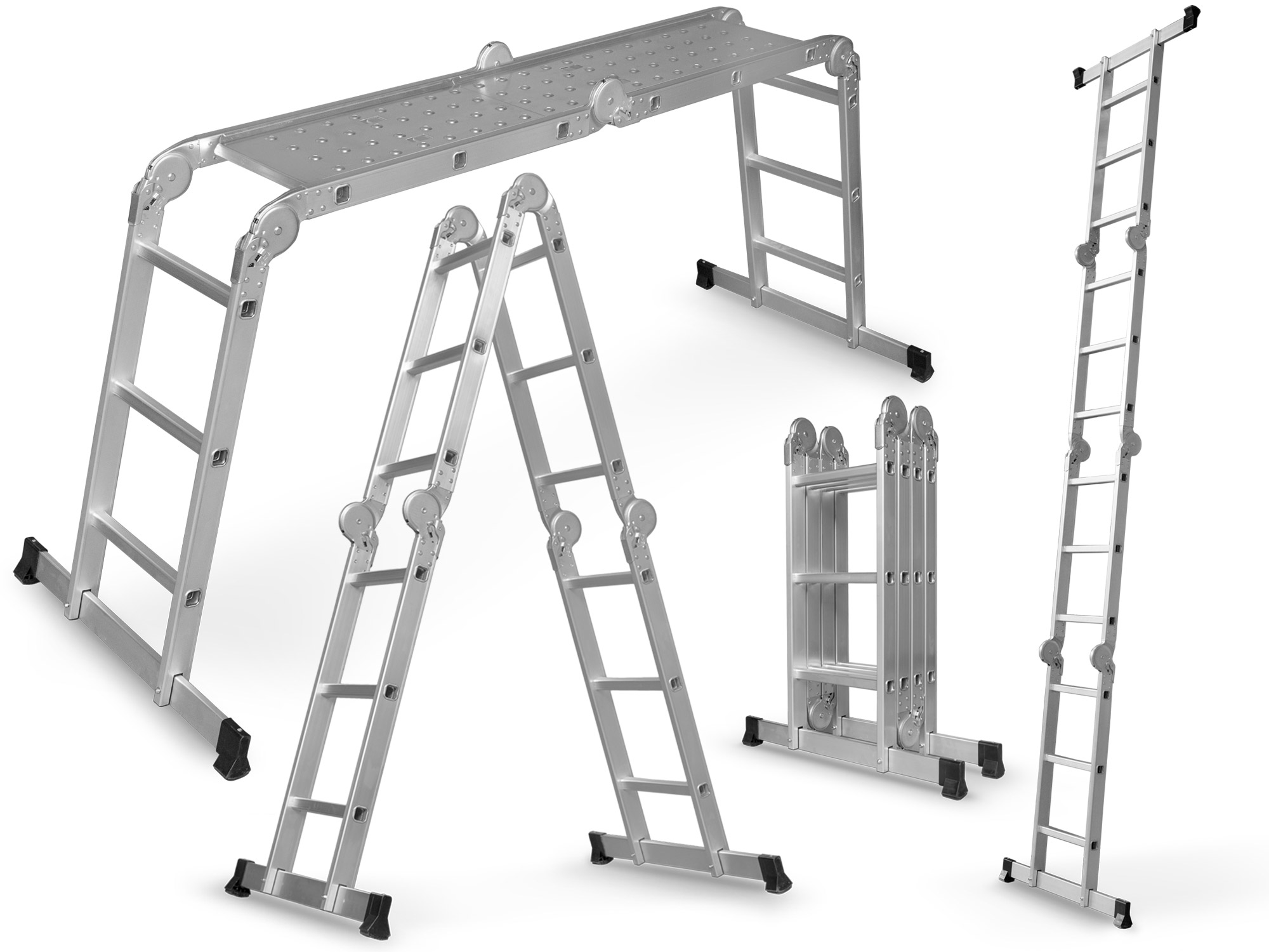 Как правильно собрать лестницу трансформер алюминиевую раскладную - 83 фото