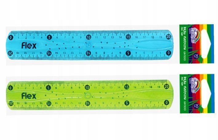 LINIJKA ELASTYCZNA TWIST FLEX niełamliwa 20cm Bohater brak