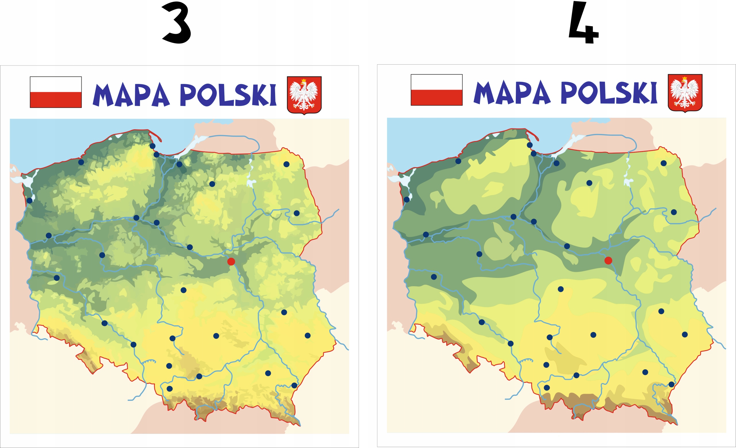 MAPA POLSKI MAGNETYCZNA SUCHOŚCIERALNA 1x1m SUPER Kod producenta map_1221