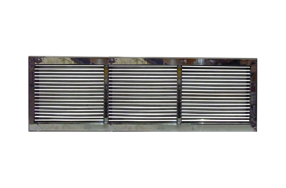 Ventilačná mriežka Vowpn 105,7x26,5 chróm