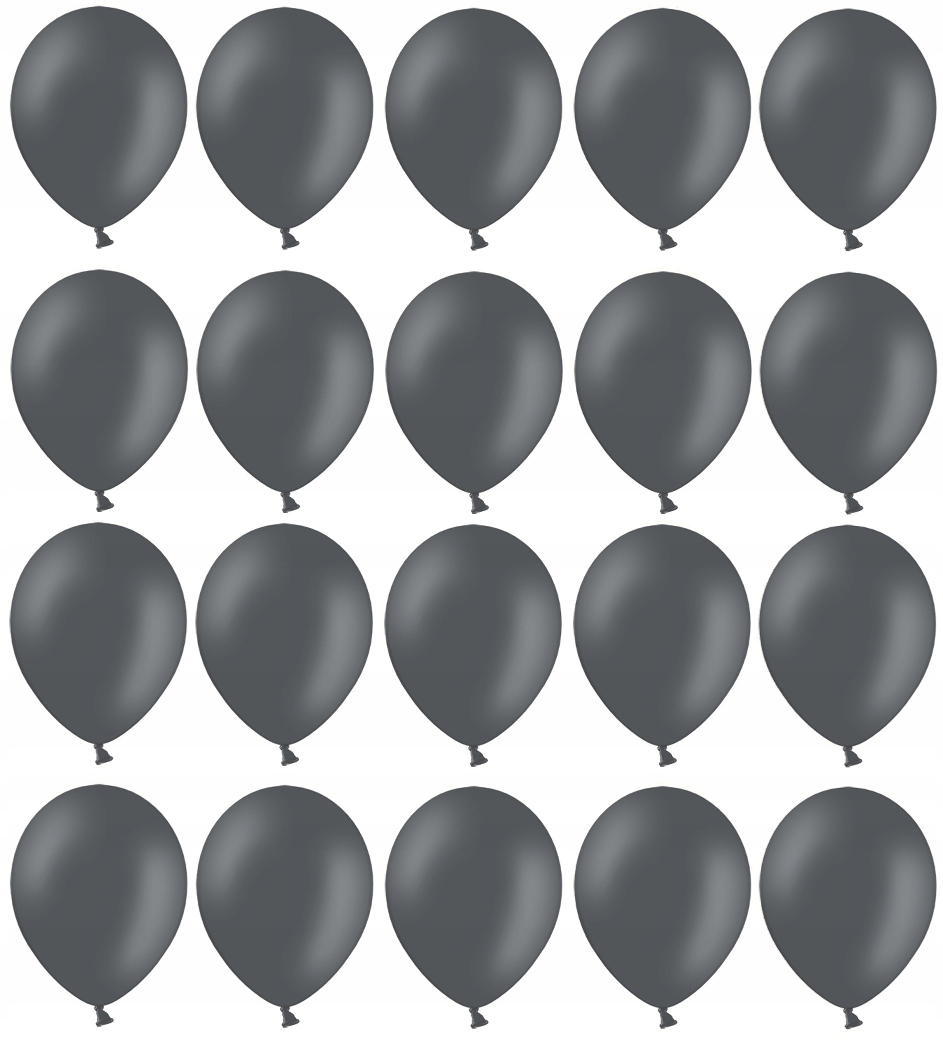 

Balony Szare 25cm Pastelowe 20szt na ślub urodziny