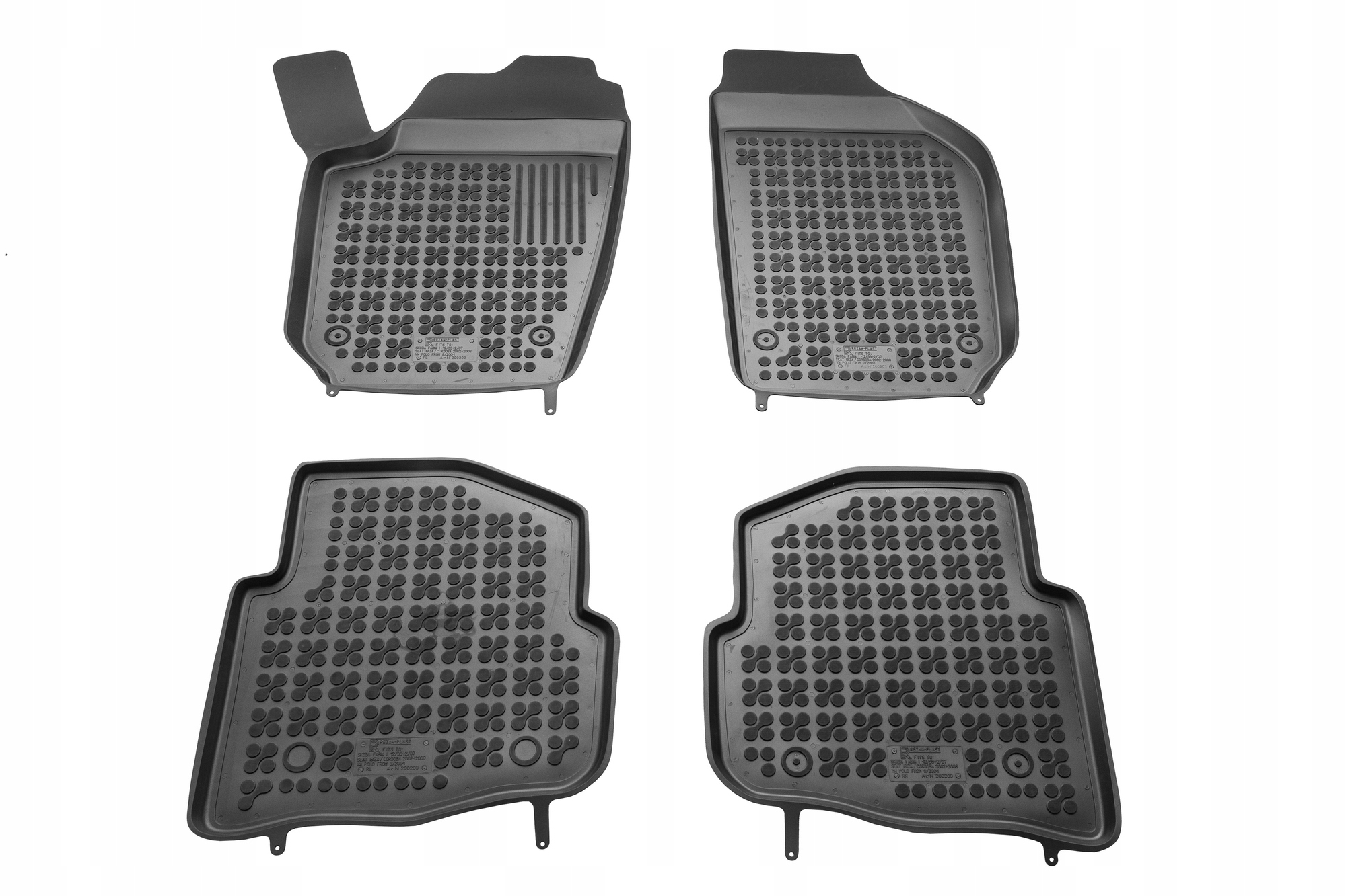 

Dywaniki gumowe Seat Ibiza 2002-2008 Rezaw