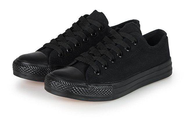 Buty sportowe TrAmPki męskie Tenisówki CZARNE Rozmiar 35