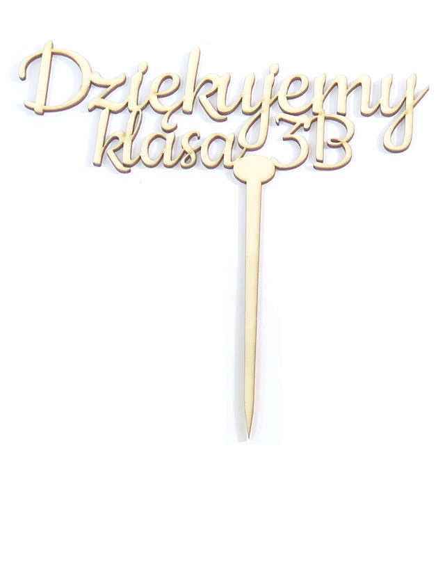 

Topper Toper Na Tort Dowolny Tekst do 4 słów ED20