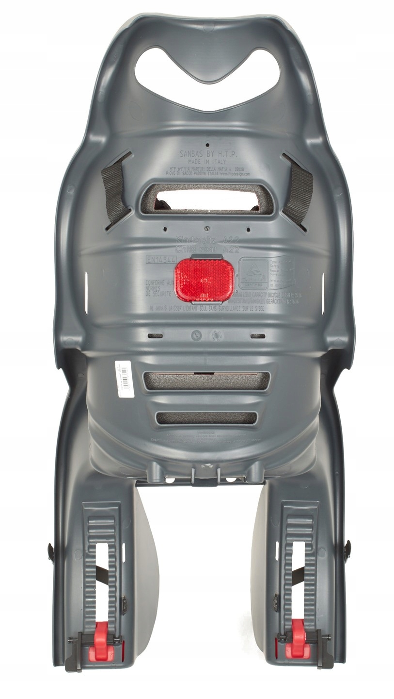 HTP SANBAS BEZPIECZNY WŁOSKI FOTELIK ROWEROWY MOCOWANY DO RAMY Marka HTP Design