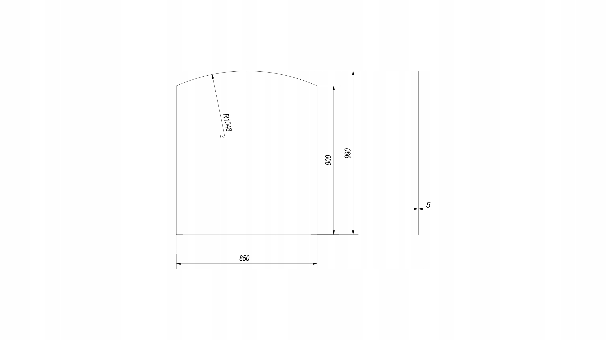 Podstawa szklana PS MADRIT pod piec wolnostojący Kod producenta PS/MADRIT