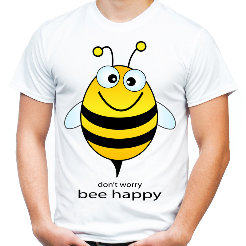 

Śmieszna koszulka t-shirt z pszczołą -M