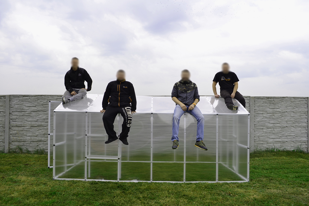 SZKLARNIA OGRODOWA Z POLIWĘGLANU 4,2m2 PRODUKT PL Długość 2.1 m