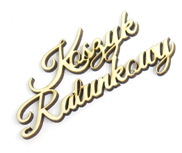 

Napis Decoupage Koszyk Ratunkowy Ze Sklejki DZ77