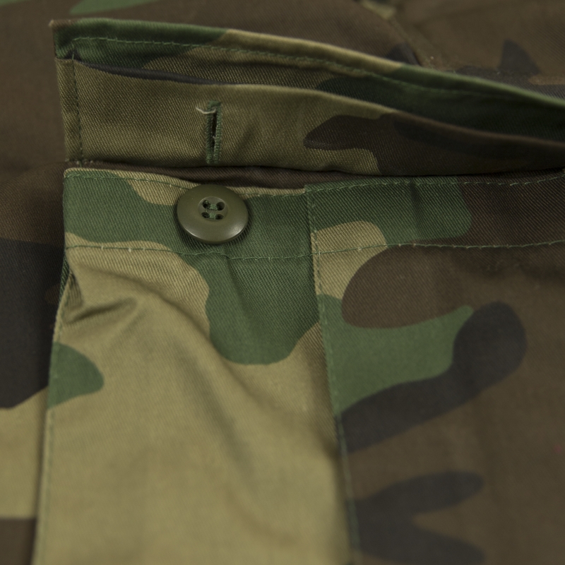 SPODNIE BOJÓWKI M65 BDU MIL-TEC US WOODLAND XS Rozmiar XS