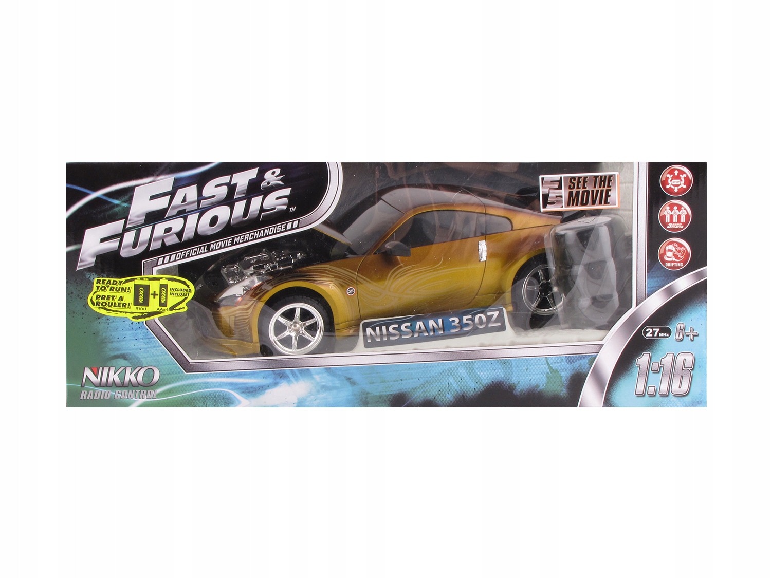 NISSAN 350Z UNOSZONA MASKA NIKKO FAST AND FURIOUS Certyfikaty, opinie, atesty CE EN 71