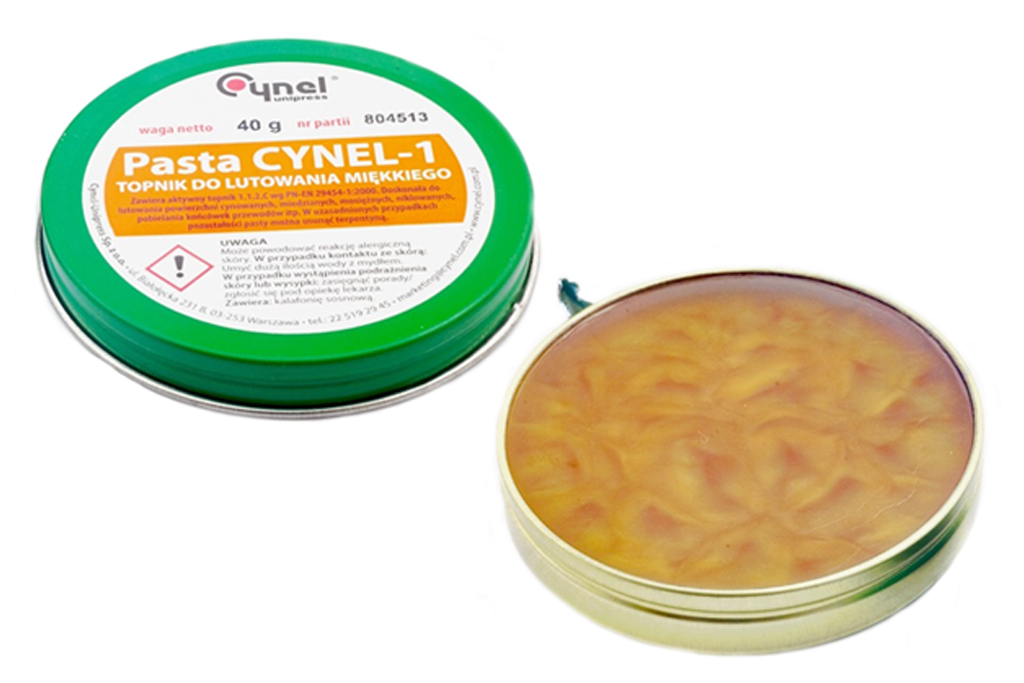 

Cynel Pasta lutownicza topnik do lutowania 40 g