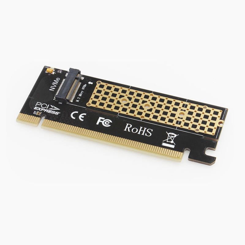 Adapter M.2 NVMe NGFF M Key SSD do PCI-e x16 Marka WulkanCenPL