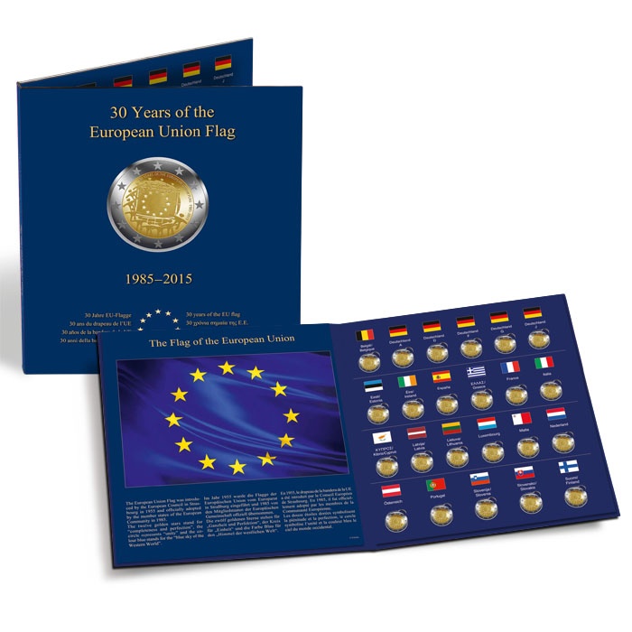 Album Presso na 2 E 30-lat Flagi Eu Leuchtturm