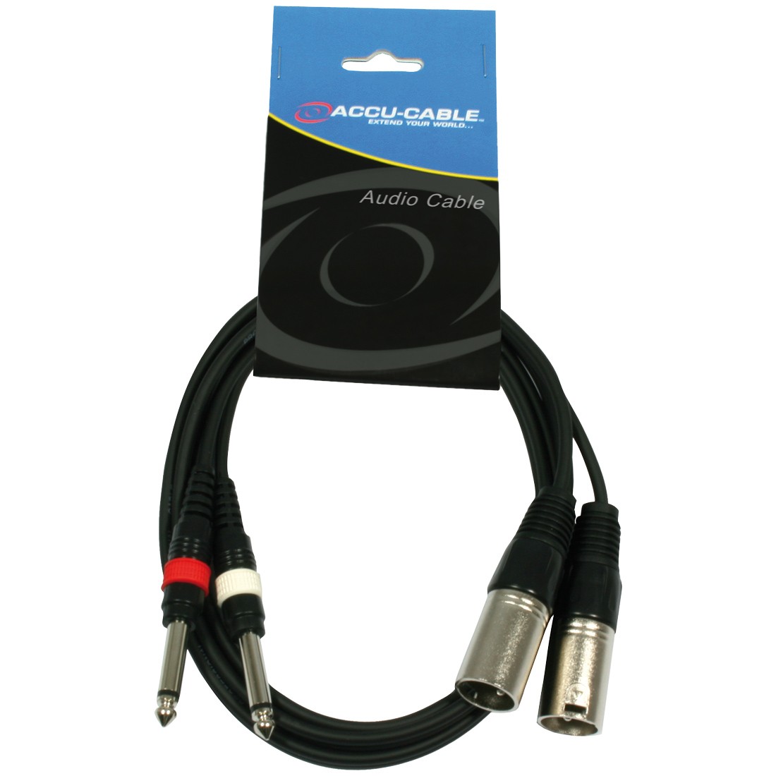 

2 x Jack Mono 2 x Xlr męski 1,5 m