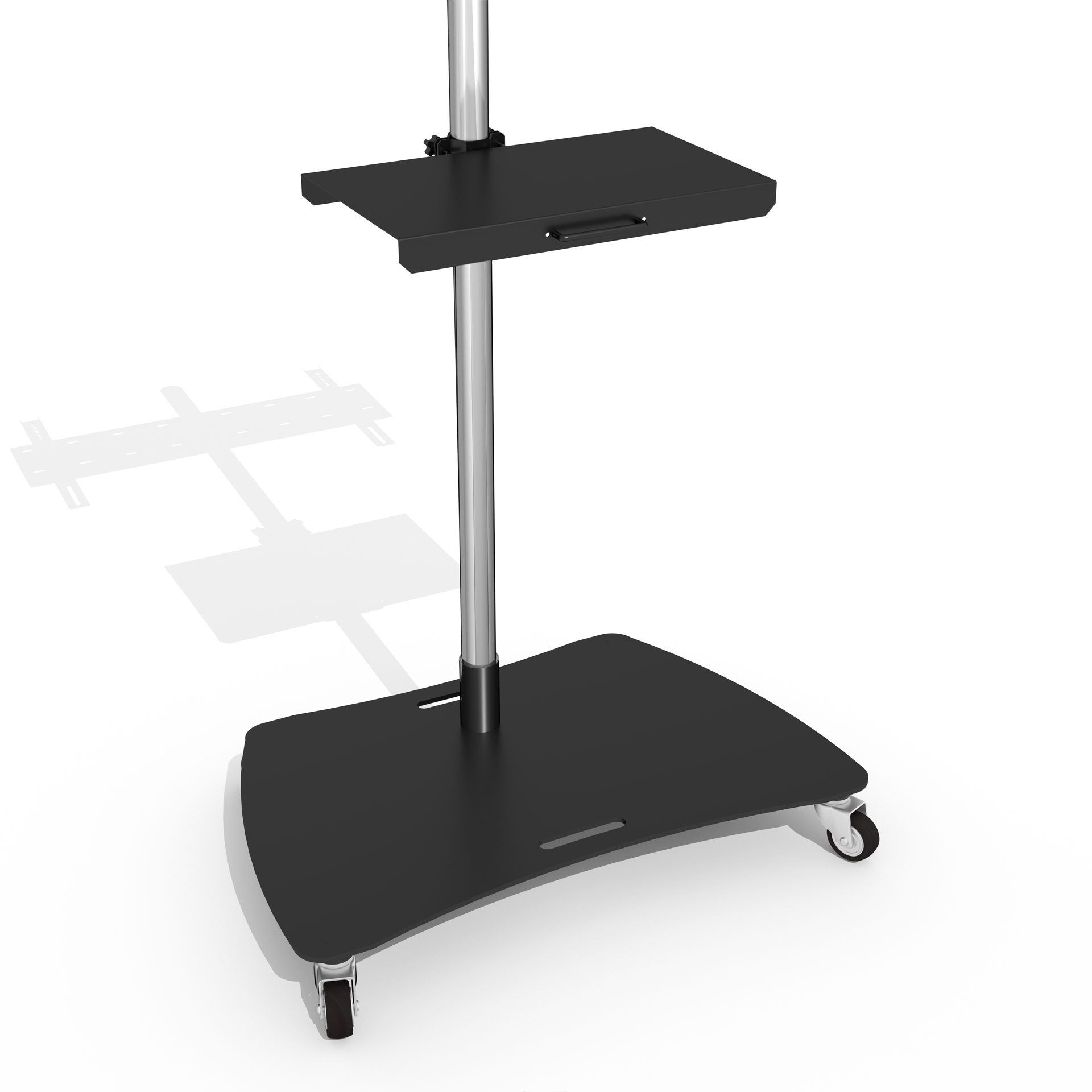 STOJAK STAND WÓZEK STATYW PODSTAWA DO MONITORA TV Wysokość 153 cm