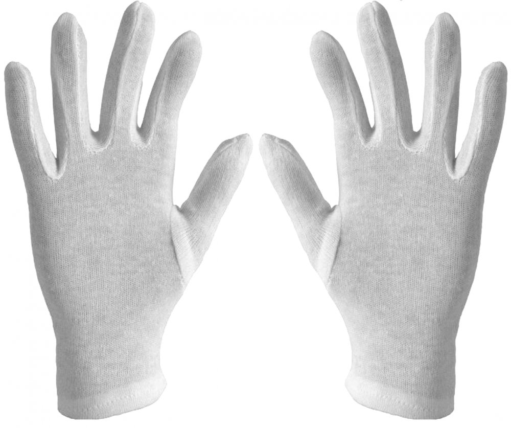 Ochranné pracovné rukavice 100% Bavlna Kevin veľ.6