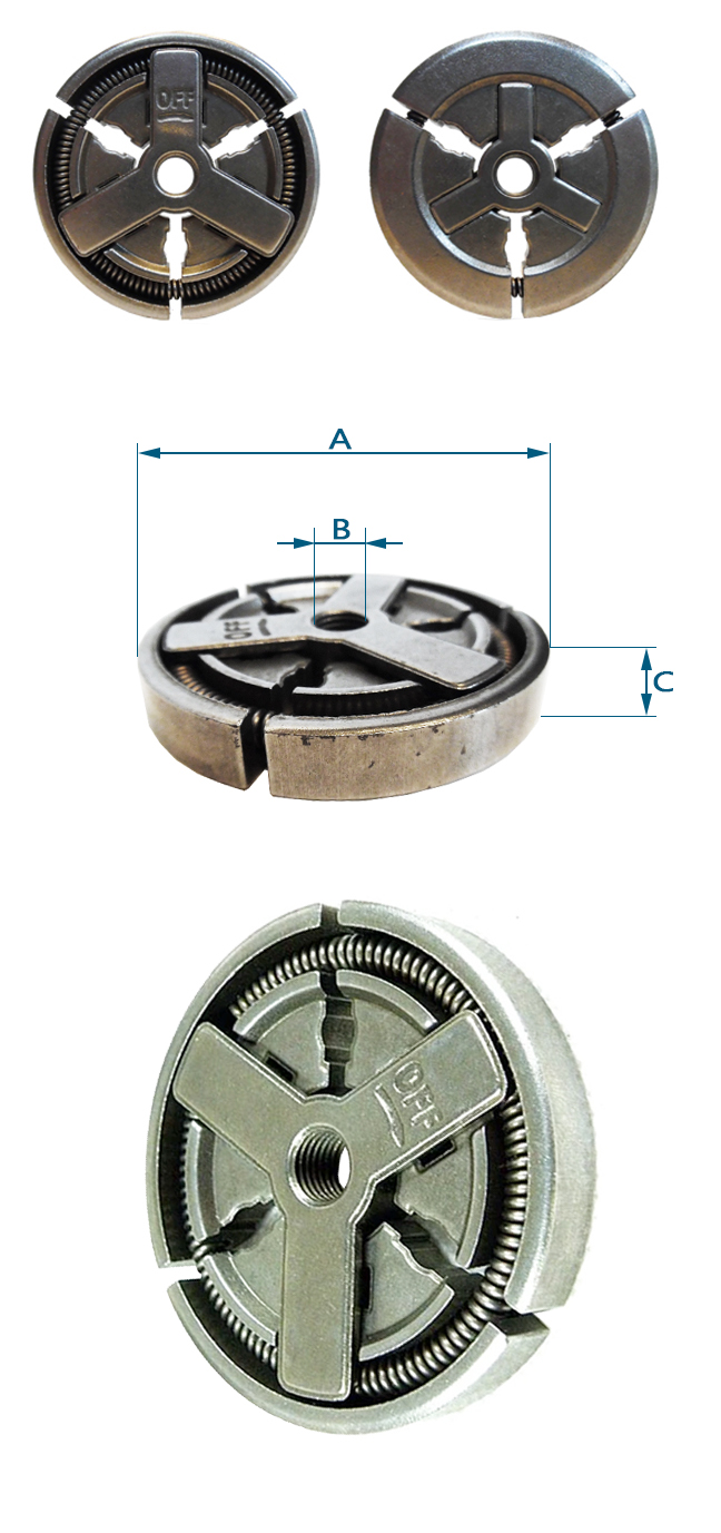 Mocne Szczęki Sprzęgło do Piły NAC CST61-50 Typ sprzęgło
