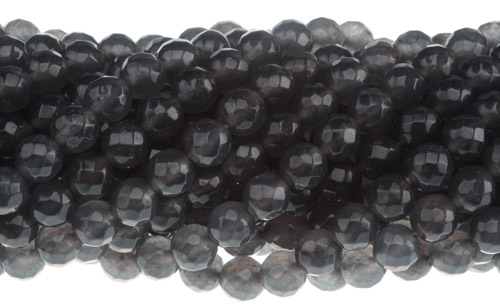 KM2914N Kamień Jadeit Faset Kula 8mm Sznur 36cm