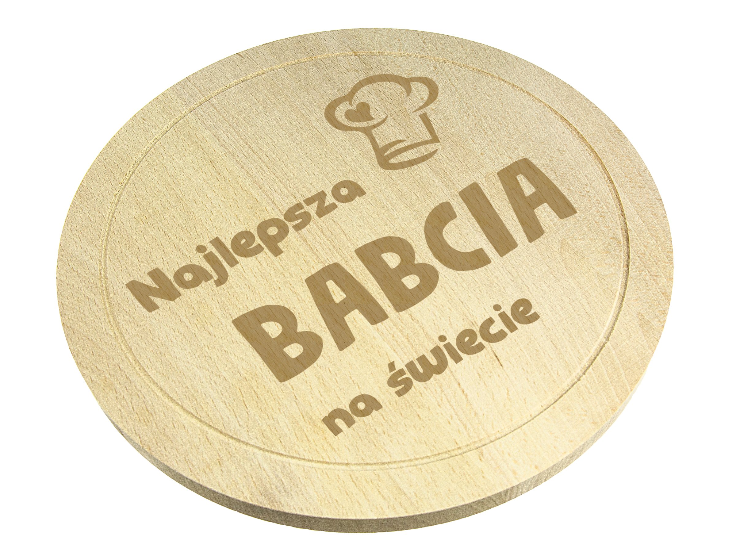 

Deska Kuchenna Bukowa Z Grawerem Dla Babci Prezent