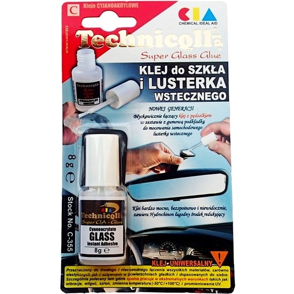 

Klej Do Lusterka Samochodowego Lusterek Auta 8g
