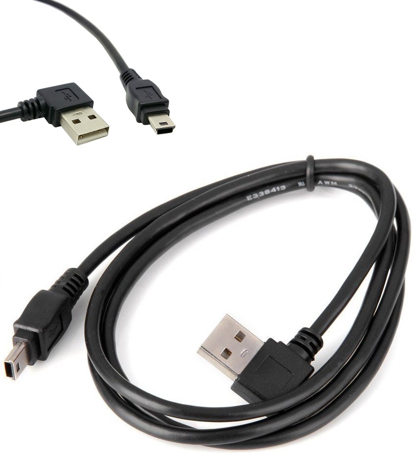 

Kabel Kątowy MiniUSB Mini Usb do Usb Prawy 0,5M