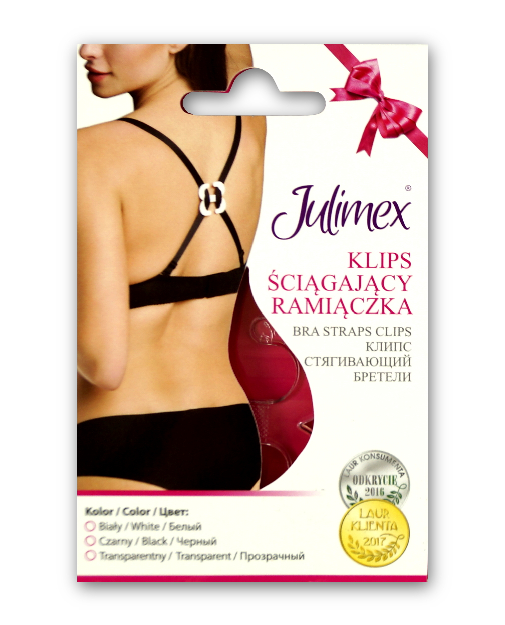 JULIMEX KLIPS ściągający ramiączka BA-13 TRANSPAR. Kod producenta BA-13