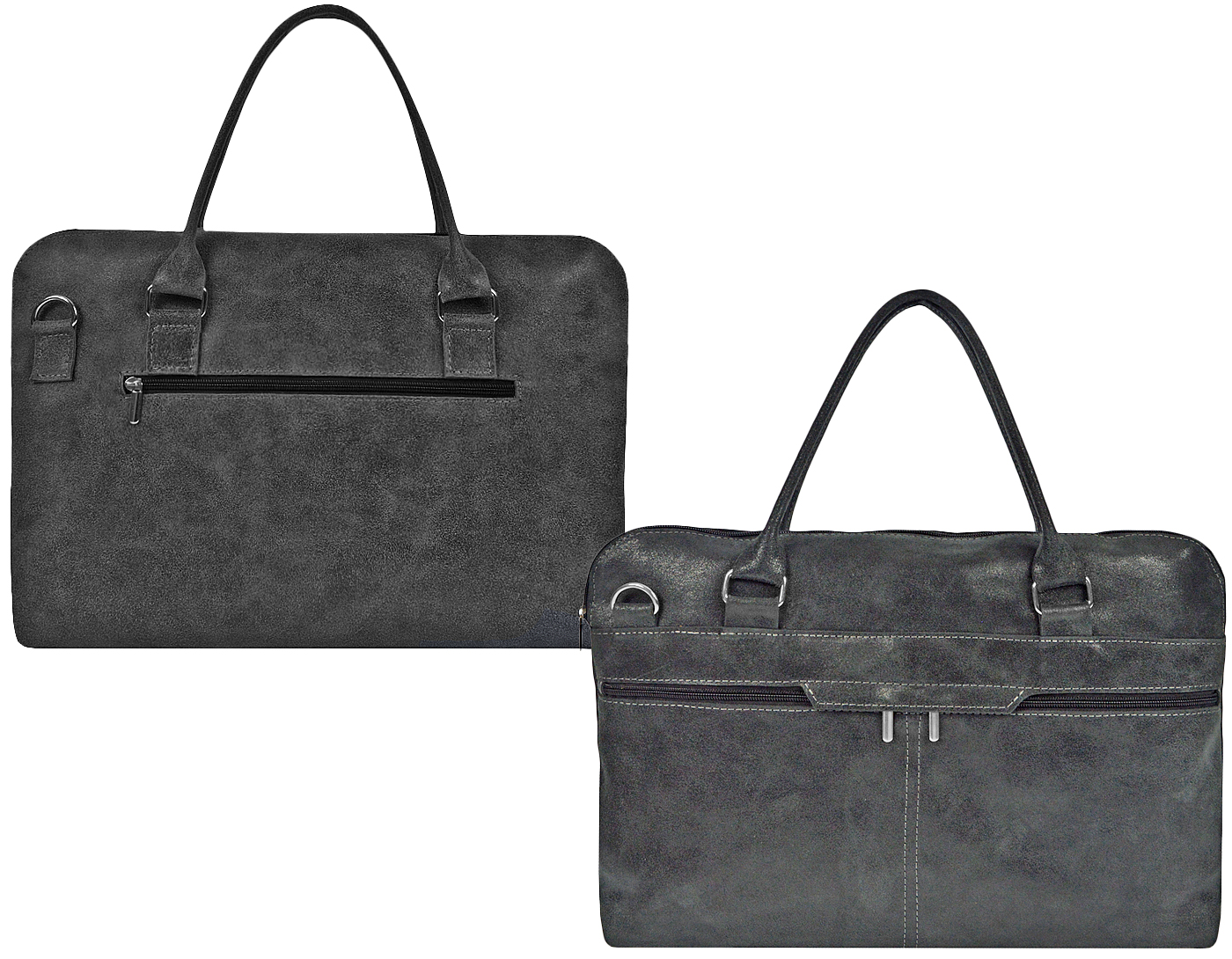

Elegancka torba skórzana mieści format A4, laptopa