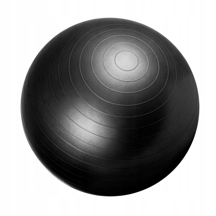 

Piłka fitness gimnastyczna 55 cm do ćwiczeń czarna