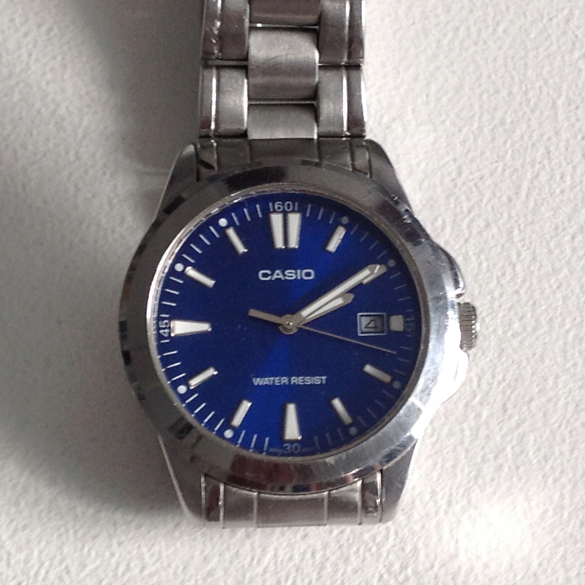 casio water resist 100m chronograph