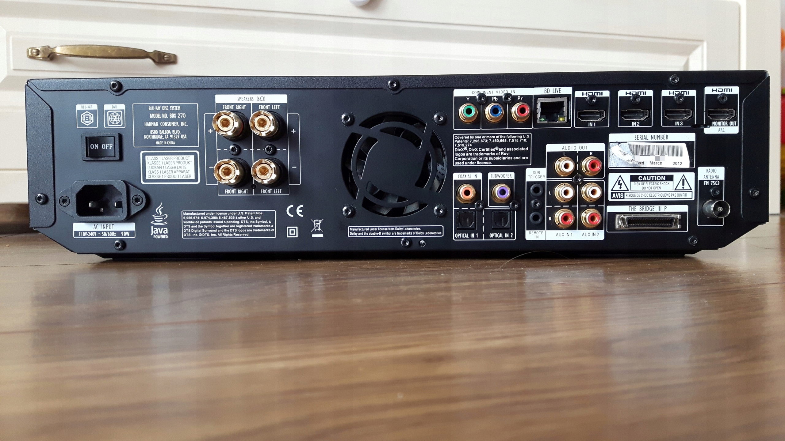 AMPLITUNER 2.1 HARMAN KARDON BDS 270 2x65W BCM ! 7558273468