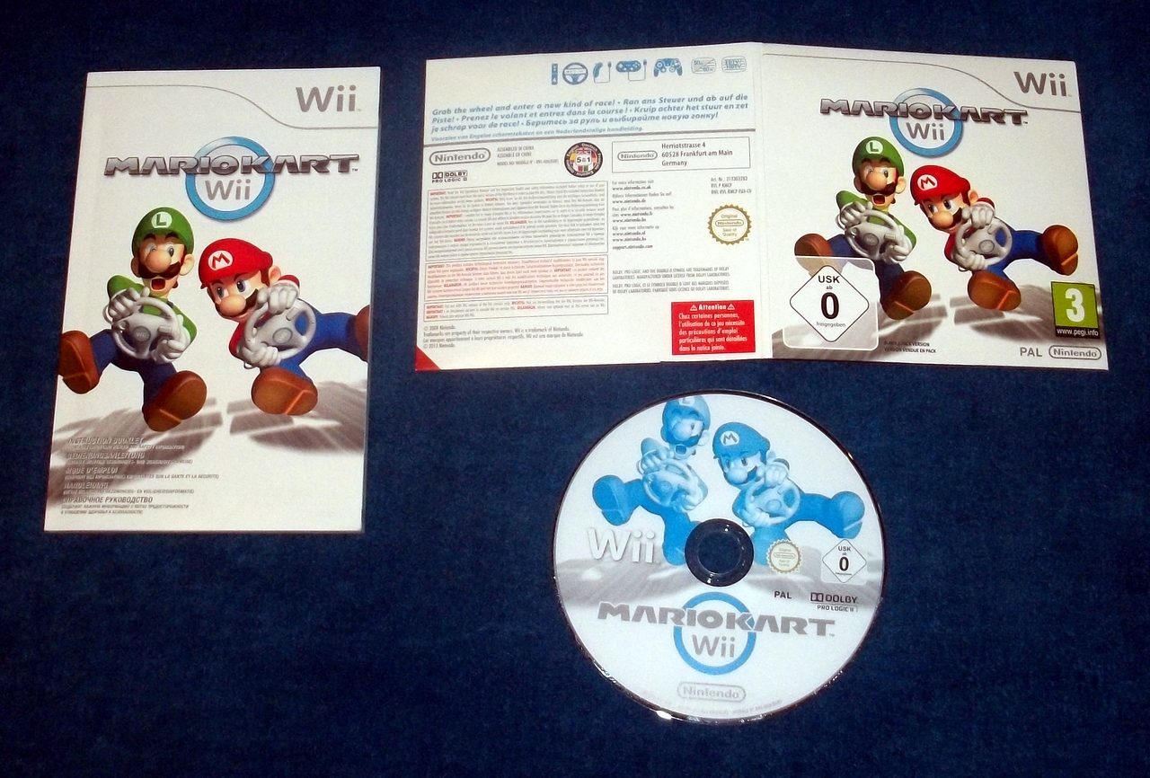 MARIO KART WII kultowe wyÅcigi Wario Luigi Toad