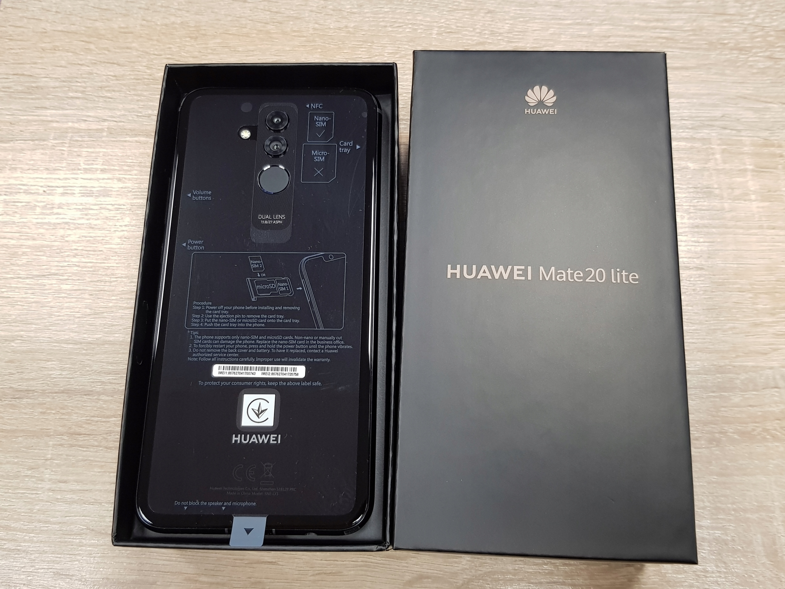 HUAWEI MATE 20 LITE SNE-LX1 BLACK @@@@ - 7655761267 - oficjalne ...