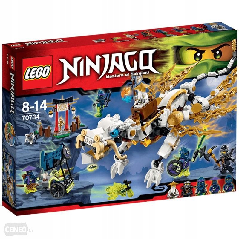 Klocki Lego Ninjago 70734 Smok Mistrza Sensei Wu 7282086184