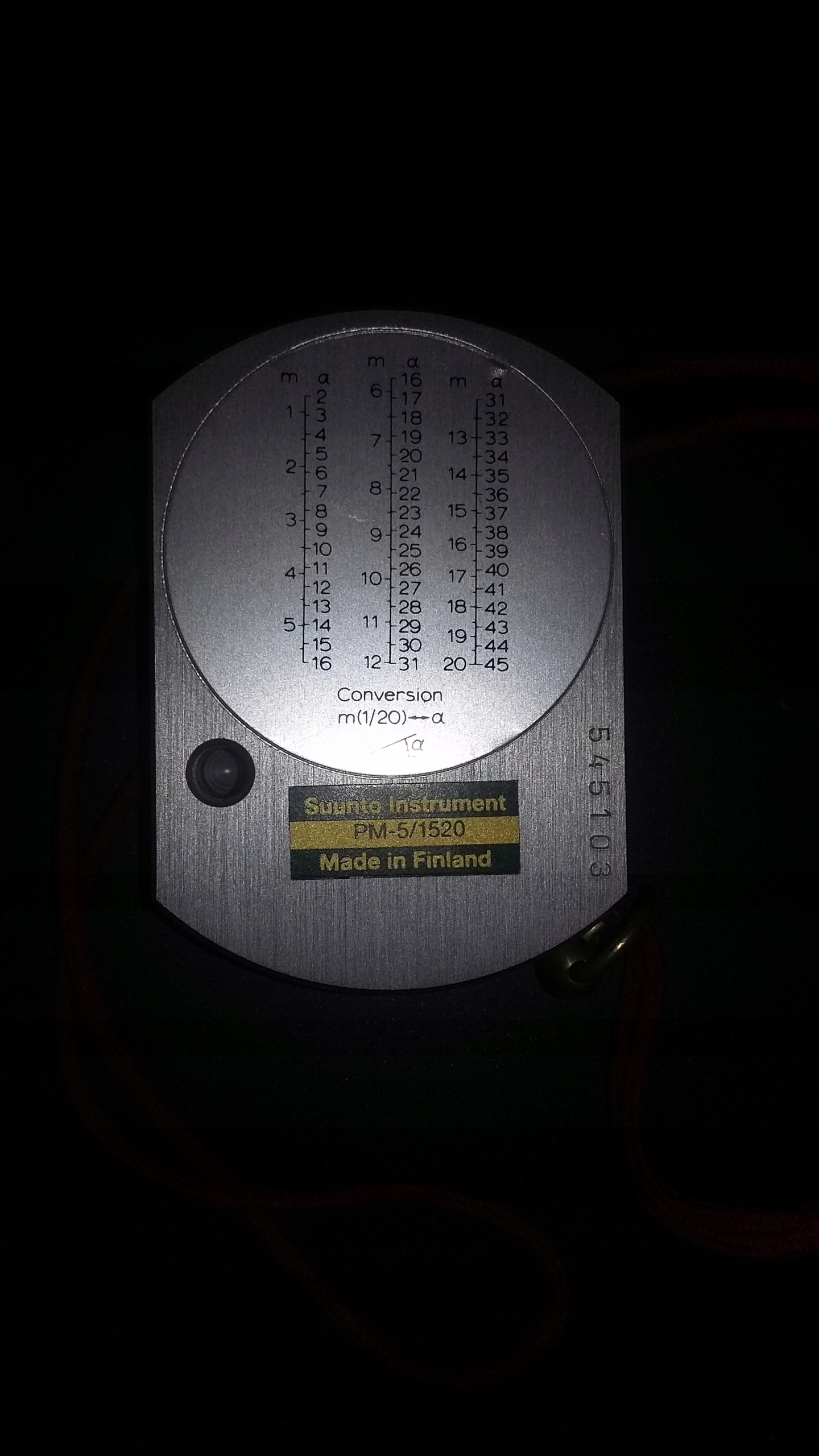 Wysokościomierz (klinometr) SUUNTO PM-5/1520 GW,FV - 7603766792 ...