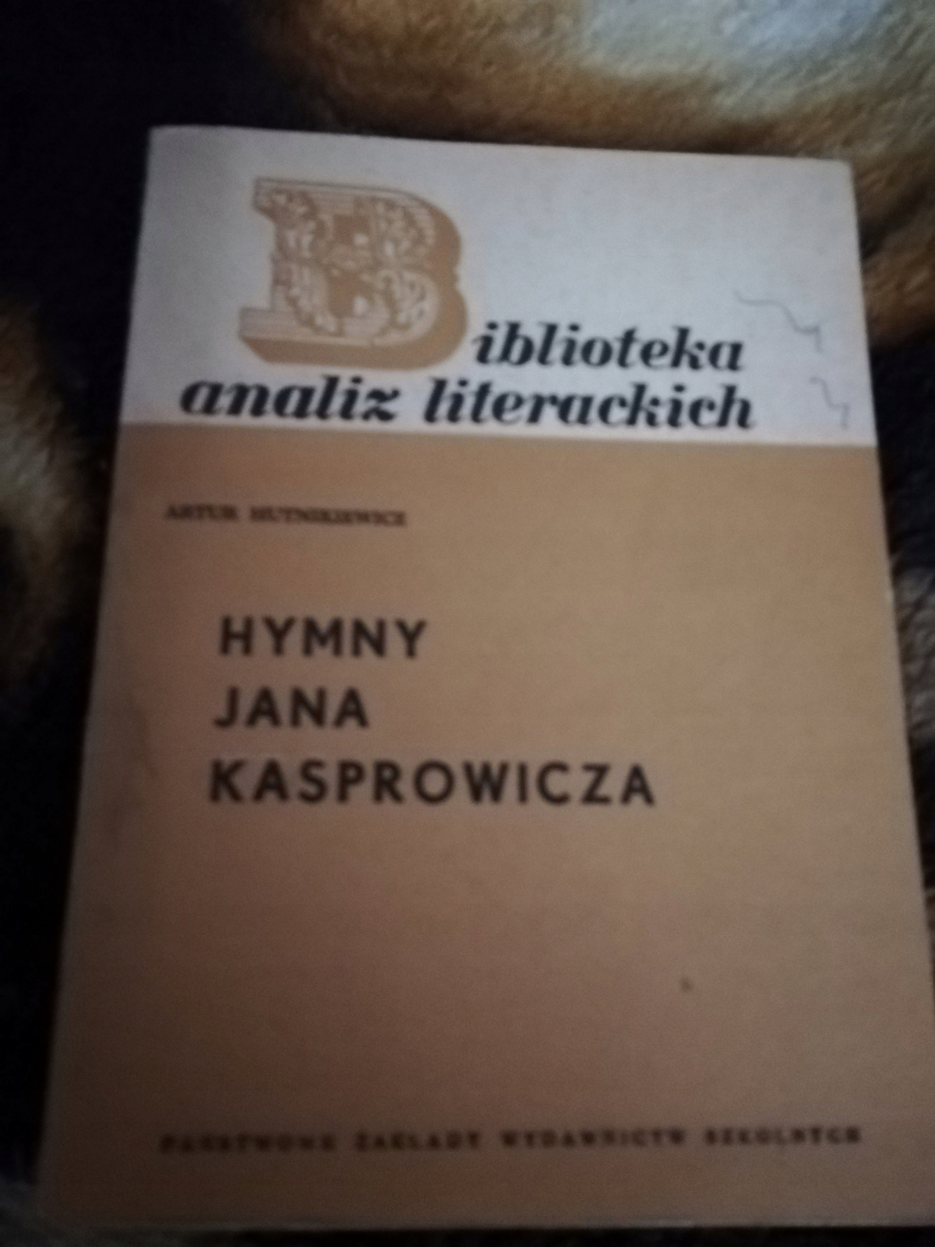 HYMNY JANA KASPROWICZA PDF