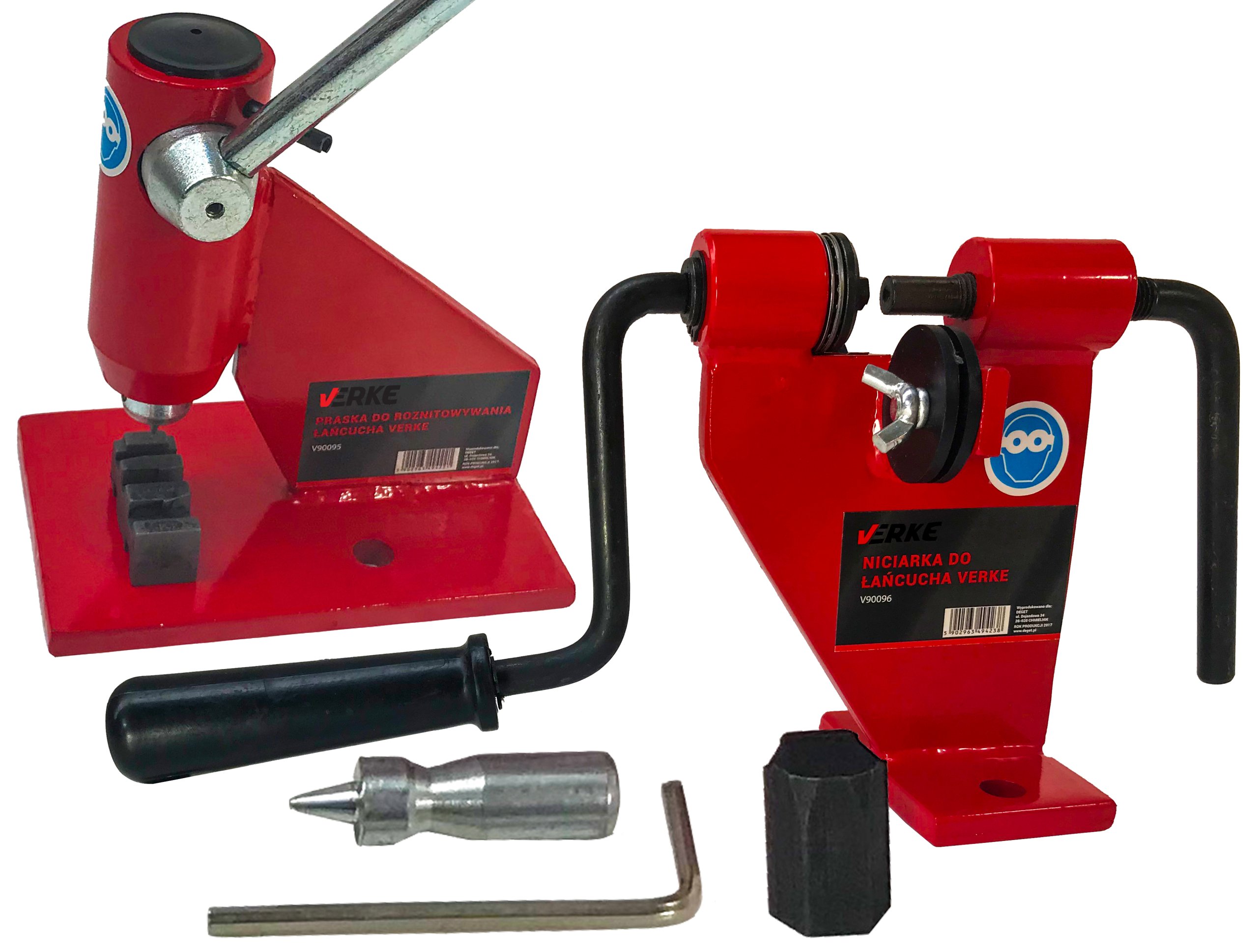 ZESTAW NICIARKA PRASA DO ŁAŃCUCHÓW NITOWANIA VERKE - 7287231934