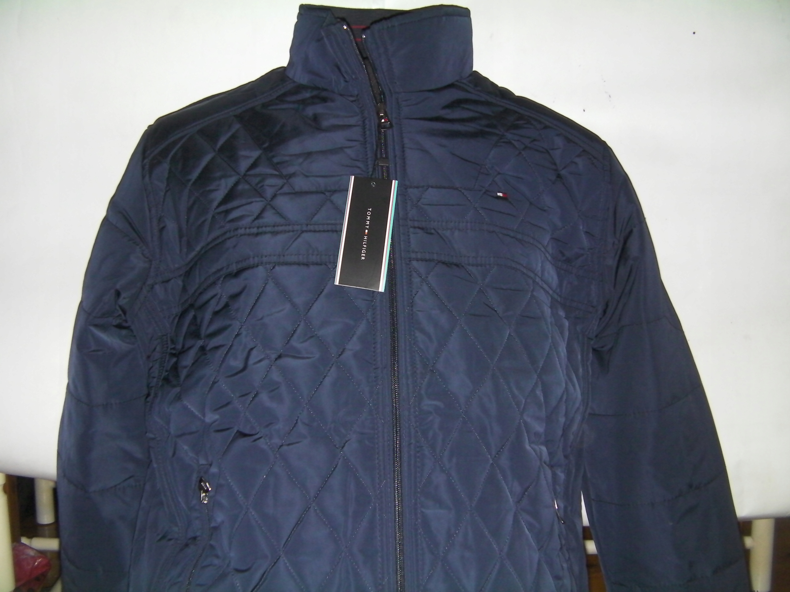 Kurtka Tommy Hilfiger granatowa pikowana - 7650105122 - oficjalne