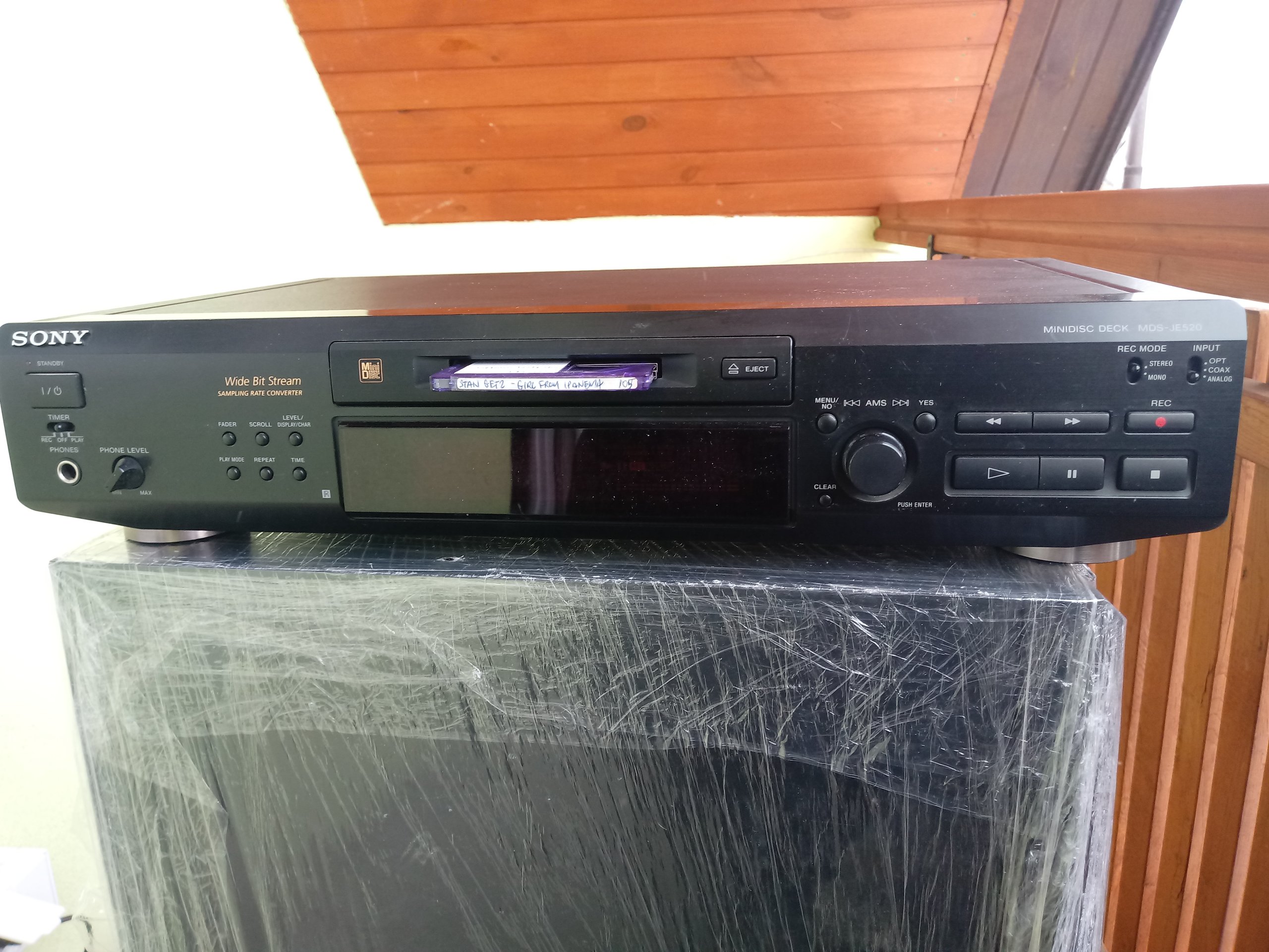 Minidisc Sony MDS JE520 7206664596 oficjalne archiwum allegro