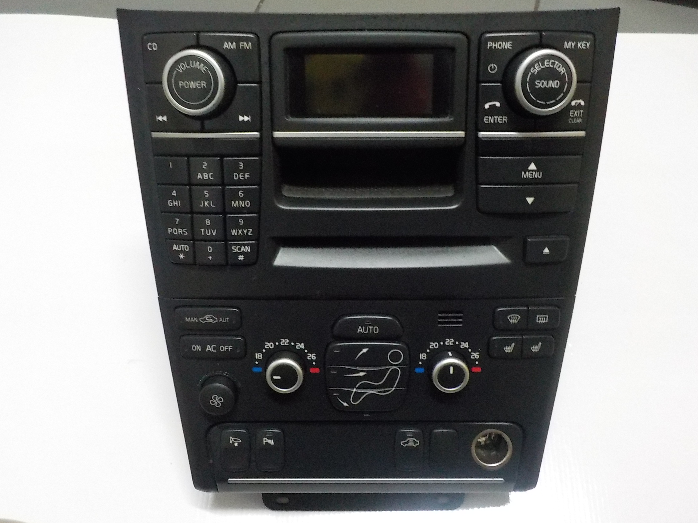 VOLVO XC90 radio panel klimatyzacji radia 7166264891