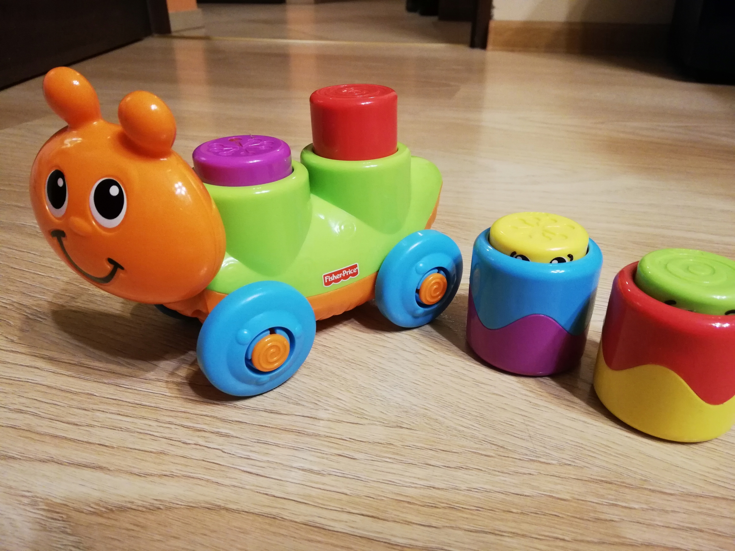 Fisher Price Gąsienica Klocki Interaktywne 7695494617 Oficjalne