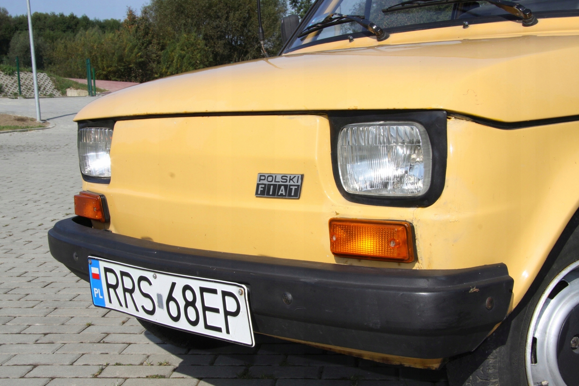 Fiat 126 p. Żółty maluch. Klasyk. Serwisowany 1991